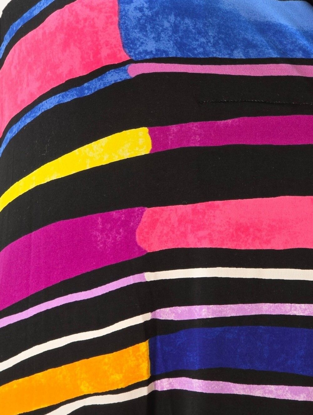 NWT Joseph Ribkoff Size 22 Multicolor Stripe Trapeze Dress Pockets Canada - Picture 8 of 12